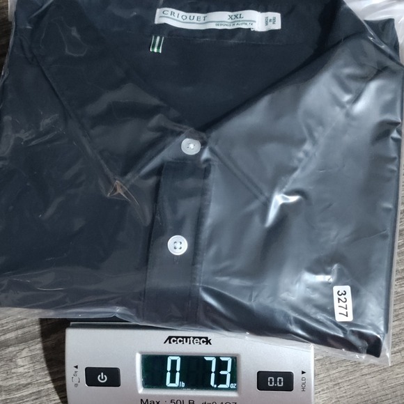 Criquet Polo Shirt Mens 2XL Black Short Sleeve Golf Preppy Casual Pima Cotton - Picture 11 of 11